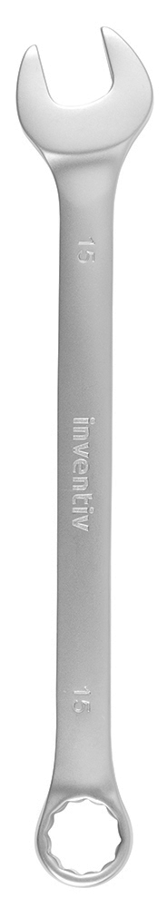 Clé mixte 15mm chrome vanadium - INVENTIV